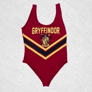 Gryffindor Red Women’s One Piece Bodysuit Size M